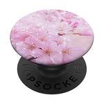 Pink Flowers Sakura Pop Mount Socket Japanese Cherry Blossom PopSockets PopGrip: Swappable Grip for Phones & Tablets