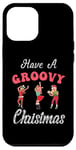 iPhone 14 Plus Groovy Christmas Office Party Dancing Outfits For Women Case