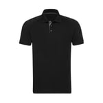 Russell Men's HD raglan polo - Black - XL