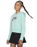 NIKE FF Crop Sweatshirt - Teal Tint, X-Small