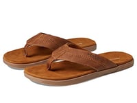 Koolaburra by UGG Men's Treeve Sandal Flip-Flop, Chestnut, 10 UK