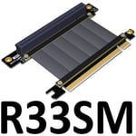 0.35m R33SM Câble d'extension de carte graphique Pcie x16 pci-e 16x, pour châssis Antec CoolMaster Corsair Gigabyte MSI PHANTEKS Deepcool Segotep TT Nipseyteko