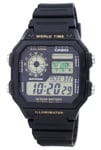 Casio Youth Series Digital World Time AE-1200WH-1BVDF AE-1200WH-1BV Men's Watch