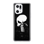 ERT GROUP Coque de téléphone Portable pour Oppo Find X5 Pro Original et sous Licence Officielle Marvel Motif Punisher 002 Parfaitement adapté à la Forme du téléphone Portable, Coque en TPU