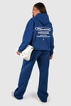 Womens Plus All Season Puff Print Tracksuit - Blue - 16, Blue