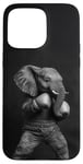 Coque pour iPhone 15 Pro Max Éléphant Boxe Boxer Sport