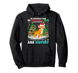 Oh Christmas Tree Your Ornaments Are History Bengal Tiger Pullover Hoodie