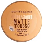 Fond de teint dream matte mousse 51 caramel beige Maybelline