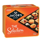 JACOBS Crackers The Selection 8 Varieties in One Box Biscuits for Cheese 900g