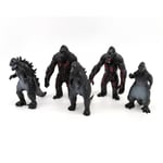 5pcs Godzilla King of the Monster King Kong Figures Model Toys Kids Gift