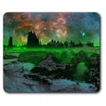 Computer Mouse Mat - Awesome Alien Planet Space Sci-Fi Office Gift #8913