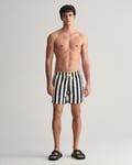 GANT - Badeshorts med brede striper til herre evening blue