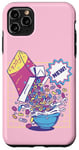 Coque pour iPhone 11 Pro Max Fresh Out of Fucks Céréales Drôle Ironique Sarcastique Rétro Comic