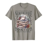 North Pole Book Club Elfin' Good Reads Vintage Christmas T-Shirt