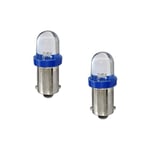 2x ampoule 12V 4W BA9S led bleu voiture moto cyclomoteur mobylette éclairage universel lumière