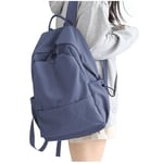 HYC00 Sac à Dos Scolaire College Cartables Fille Garçons Sac d'école pour 14 Pouce Laptop Sac à Dos College Imperméable Sac Ecole Adolescent Casual Daypacks pour Scolaire Voyage Travail,Bleu Violet