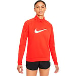 Nike Femme Nk Df Swsh Run Hz Mdlyr Sweatshirt, Chile Red/White, XS EU