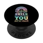 Aquariums Make Me Smile You Not So Much Bohemian Rainbow PopSockets Adhesive PopGrip