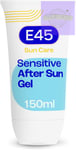 E45 Cooling Sensitive After Sun Gel for Face and Body - Dermatologically Tested