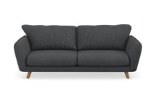 Trend Lyx 3-seter Sofa - Mørkegrå Kordfløyel 3 seter Grå