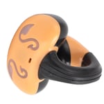 (Black Orange)Clip-on Headphones Hi-Fi Sound Single Ear Clip Wireless