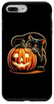 iPhone 7 Plus/8 Plus Black Cat Halloween Costume Pumpkin For Women Case