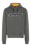 Timezone Men's Cosy Hoodie Hooded Sweatshirt, Raven Black, XXL