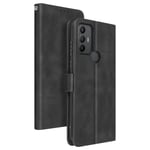 Folio case for TCL 30 SE and 306 Wallet Flap Function Video Holder black