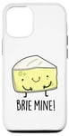 Coque pour iPhone 12/12 Pro Jeu de mots amusant au fromage Brie Mine