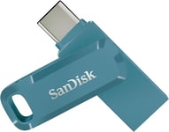 SanDisk Ultra Dual Drive Go USB 256GB lecteur USB flash 256 Go USB Type-A / USB Type-C 3.2 Gen 1 (3.1 Gen 1) Bleu - Neuf