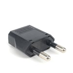 Adaptateur de prise de courant US/EU/AU,prise européenne,adaptateur de prise UE à US,chargeur électrique,convertisseur AC,japon,chine,americana - Type black-1-4.0mm