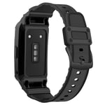 Huawei Band 7 / 6 Pro / Honor Band 6 Strap Silicone Bumper Black