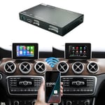 Road Top Carplay sans Fil Android Auto pour Mercedes Benz A/B/C/E/CLA/GLA/GLK/CLS/ML/GL/GLK/SLK Classe 2012-2015 Année avec système ntg4.5 ntg4.7, Prise en Charge pour Apple Carplay