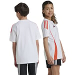 Adidas As Roma 24/25 Junior Short Sleeve T-shirt White 7-8 Years
