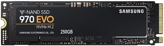 970 Evo Mz-V7E250Bw,Disque Ssd Interne Nvme M.2,250 Go,Jusqu'À 3 500Mo/S En Lecture Sequentielle