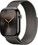 Apple Watch Series 10 Gps + Cellular 46mm Slate Titanium Case With Slate Milanese Loop - M/l