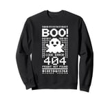 Boo! Code Error 404 - Fright Not Found Funny Coder Halloween Sweatshirt