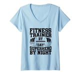 Womens Gym - Workout Personal Fitness Trainer V-Neck T-Shirt