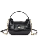 DKNY Women's Arden Demi Crossbody Shoulder Bag, Black, Medium