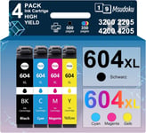 604 Xl Cartouches D'Encre Compatible Pour Epson 604Xl Multipack 604 Xl Cartouche Pour Expression Home Xp-2200 Xp-2205 Xp-4200 Xp-4205 Xp-3205 Xp-3200 Workforce Wf-2950 Wf-2930 Wf-2[DYJ072412]