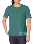 BOSS Men's Identity Crewneck Lounge T-Shirt Undershirt, Open Green, S