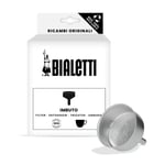 Bialetti Rechange Originals 1 Entonnoir Aluminium pour Moka Brikka 4 Tasses