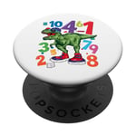 Maths Day Costume With Numbers On Idea For Kids Maths Number PopSockets Adhesive PopGrip