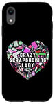 iPhone XR Scrapbooking Heart Crazy Scrapbooking Lady Case