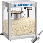 Royal Catering - Machine à Popcorn Professionnelle Appareil Pop Corn Antiadhésif Inox 1350w Neuf