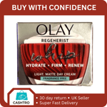 Olay REGENERIST Whip Light As Air Touch Active Moisturiser New