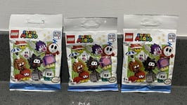 LEGO 71386 Super Mario Character Packs – Series 2: x3 Packs. New Resealed ✅