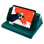 MoKo Tablet Pillow Stand, Soft Bed Pillow Holder for up to 11" Pad, Fit with iPad Air 5 10.9, iPad 10.2" 2019, New iPad Air 3 2, iPad Pro 11 2020/10.5/9.7, Mini 5 4 3, Samsung Galaxy Tab, Turquoise