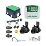 Kit d'arrosage automatique professionnel Rain Bird avec 3 zones 24v pour tuyaux de 32mm