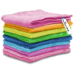 Vileda Microfibre Cloths Colors 30x30cm Maxi Pack 8pcs - 5975